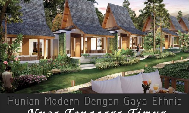 Hunian Modern Dengan Gaya Etnik Nusa Tenggara Timur